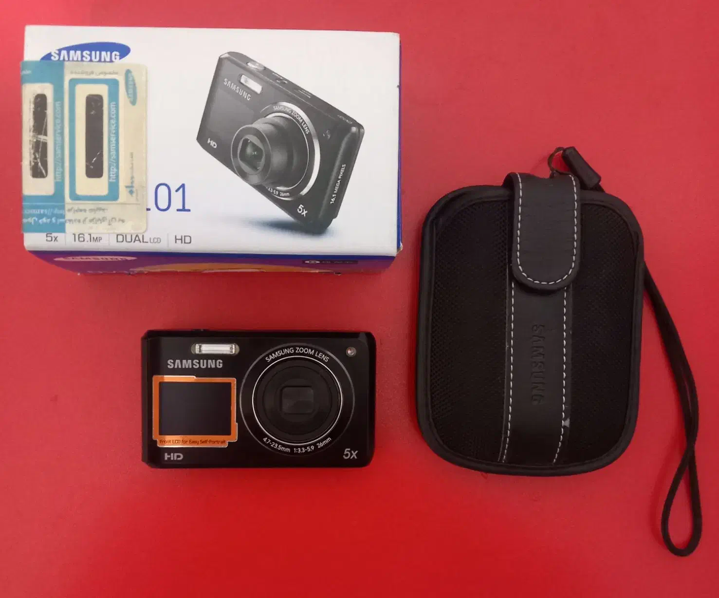 دوربین سامسونگ dv101 / دارای دو نمایشگر / سالم|دوربین عکاسی و فیلمبرداری|اندیشه, شهرک مریم|دیوار