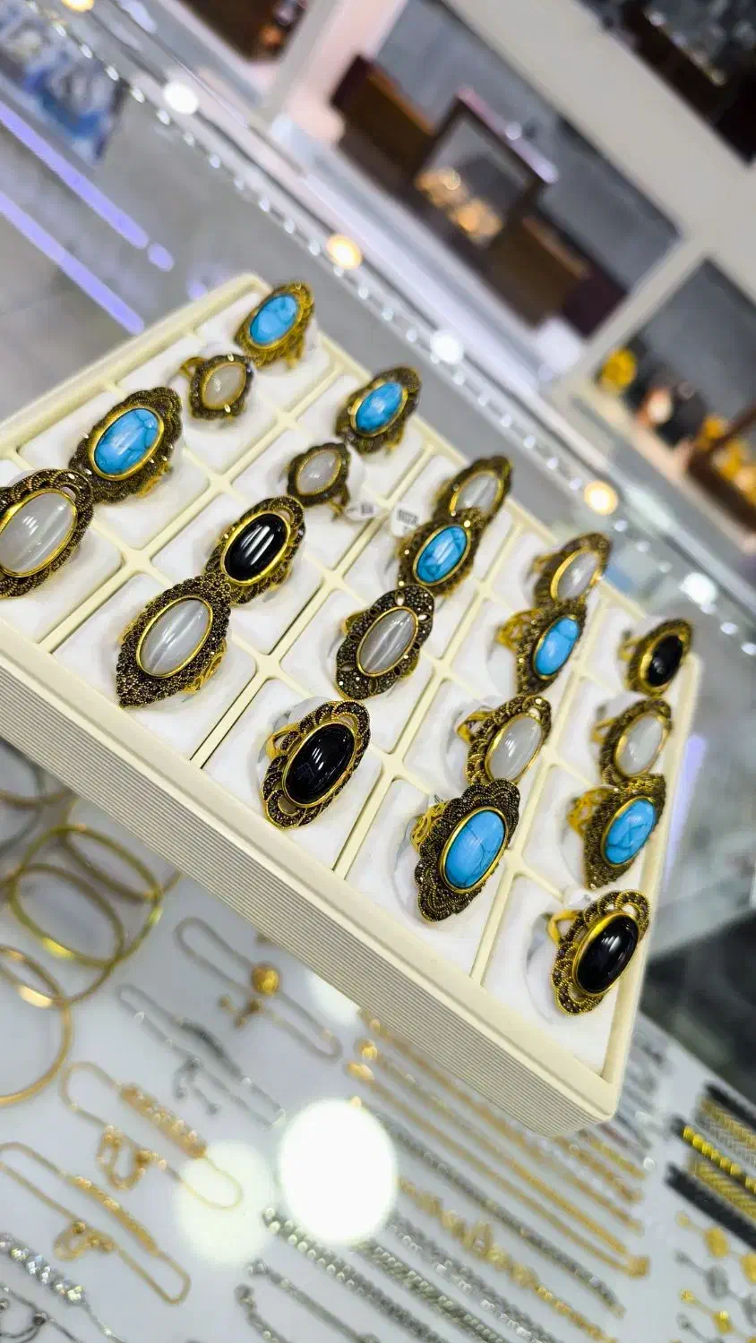 فروش انگشتر سیاه قلم (طلای روس)|بدلیجات|درگهان, |دیوار