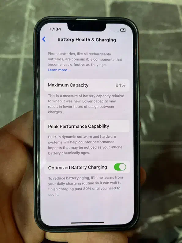 اپل ۱۳ نرمال باطری ۸۴ پک اصلی گارانتی دار|موبایل|بوشهر, |دیوار