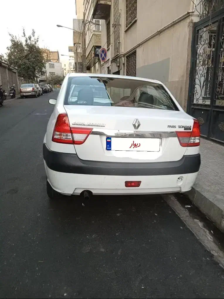 پارس تندر مدل ۹۸ سفید|خودرو سواری و وانت|تهران, دروازه شمیران|دیوار