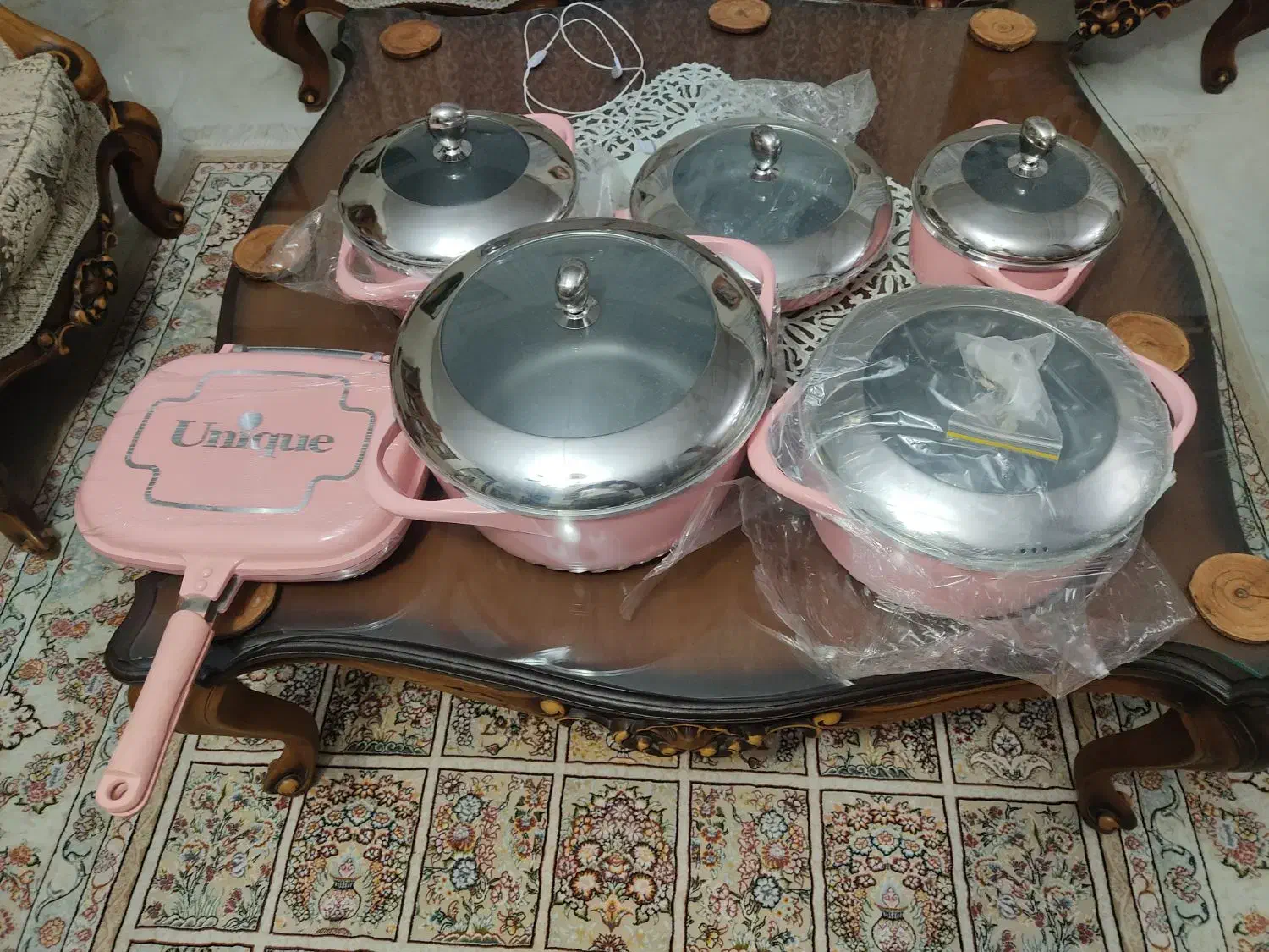 قابلمه 12پارچه یونیک اصل|ظروف پخت‌وپز|بومهن, |دیوار