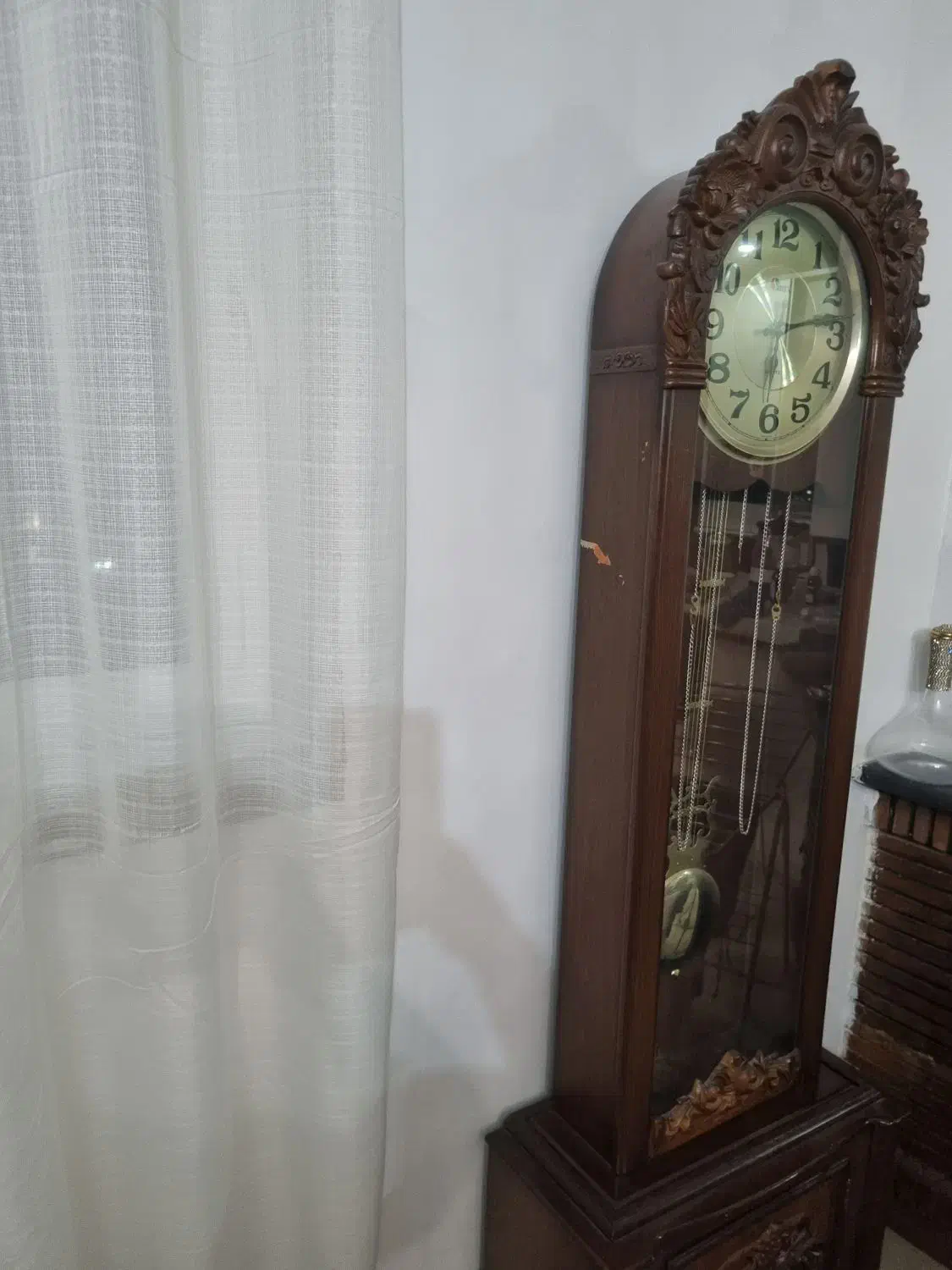 ساعت چوبی دو تیکه|ساعت دیواری و تزئینی|تهران, فرحزاد|دیوار