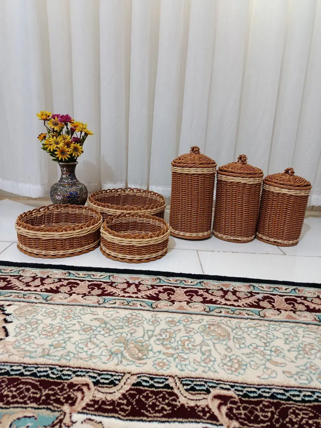 سبد بافی|صنایع دستی و سایر لوازم تزئینی|نیشابور, شهرک رسولی|دیوار