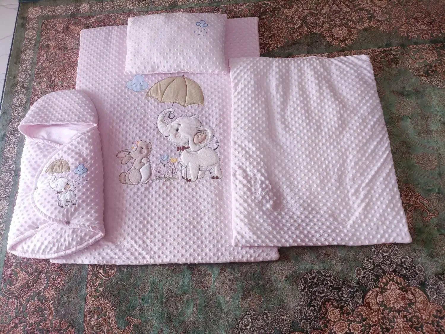 ست خواب نوزاد+ قنداق فرنگی|اسباب و اثاث بچه|رامسر, |دیوار