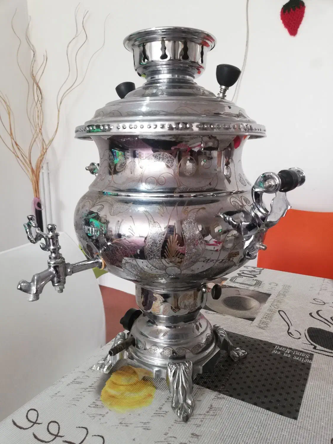 سماور گازی مدل سفینه 6لیتری در حد نو، آشتیان|سماور، چای‌ساز، قهوه‌ساز|آشتیان, |دیوار