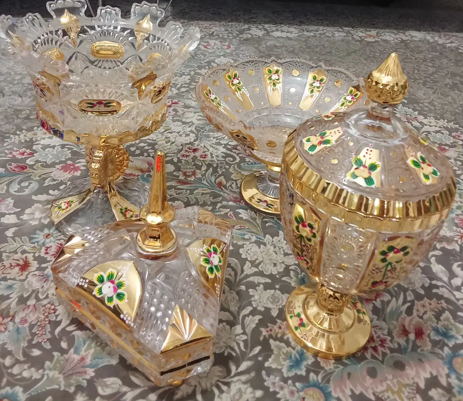 ظروف پذیرایی ۴تیکه|ظروف سرو و پذیرایی|کهریزک, |دیوار