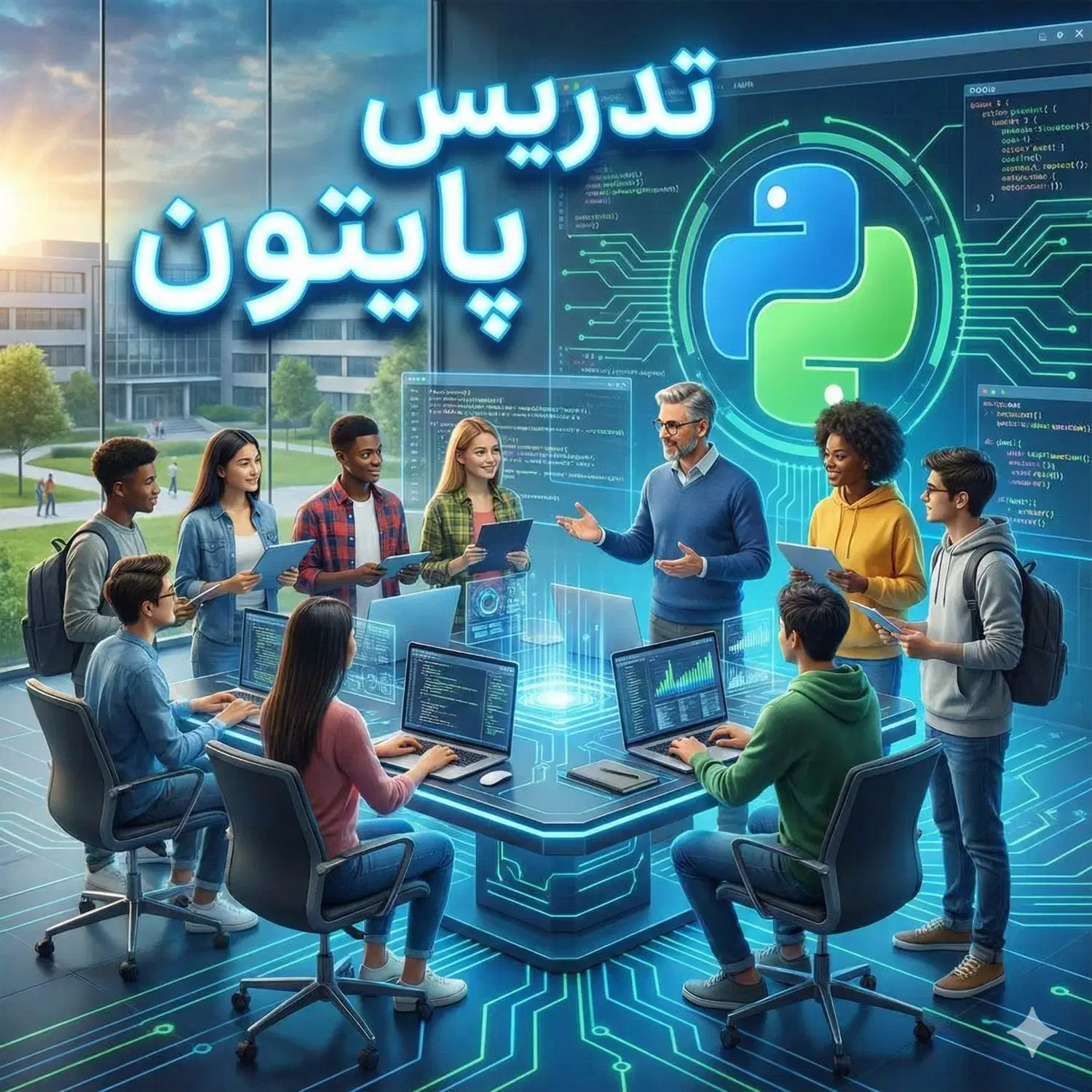 یادگیری پایتون با تدریس آنلاین، ساده‌تر از همیشه|خدمات آموزشی|تبریز, |دیوار