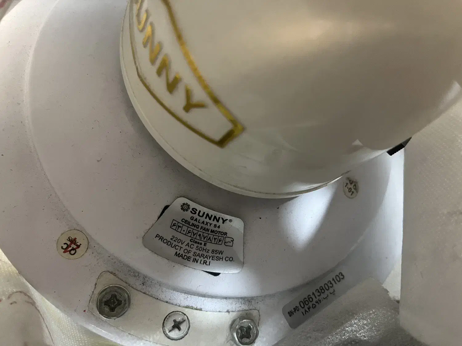 پنکه سقفی sunny مدل galaxy s4 چهار فصل سه پره|پنکه و تصفیهکنندهٔ هوا|تهران, درختی|دیوار