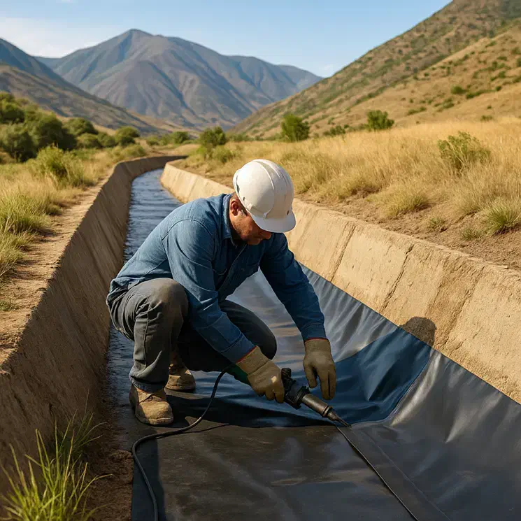 آببندی و پوشش پلیمری کانالهای انتقال آب در تکاب|عمدهفروشی|تکاب, |دیوار