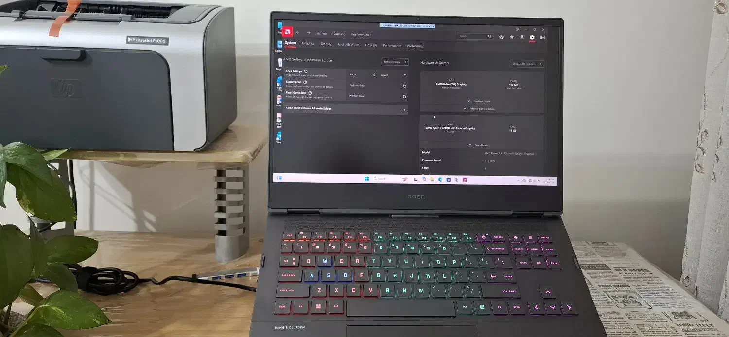 Laptop omen 16 2022 لپتاپ اومن|رایانه همراه|اصفهان, چشمه باقرخان|دیوار