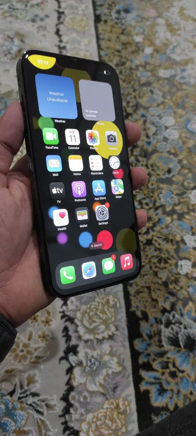 ایفون ۱۳ پرومکس خوش قیمت بدون نقطه|موبایل|پیرانشهر, |دیوار