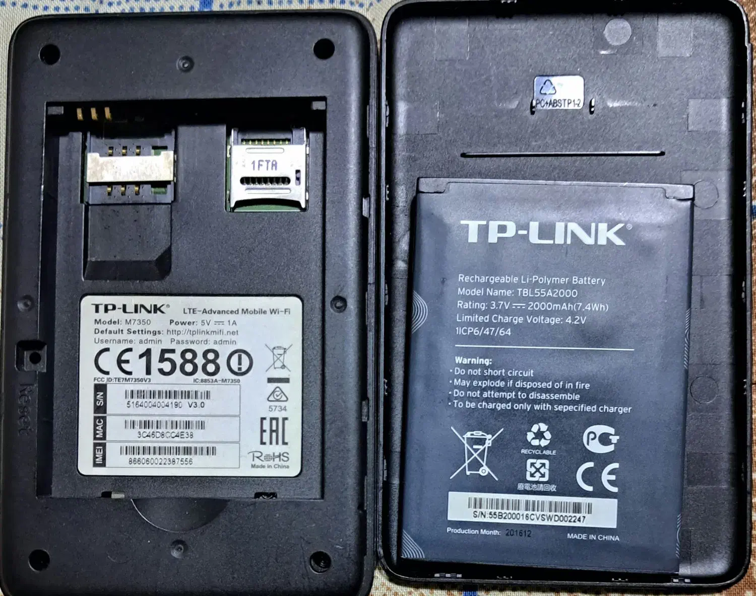 مودم همراه Tp Link 4G M7350|مودم و تجهیزات شبکه|فردیس, شهرک وحدت|دیوار