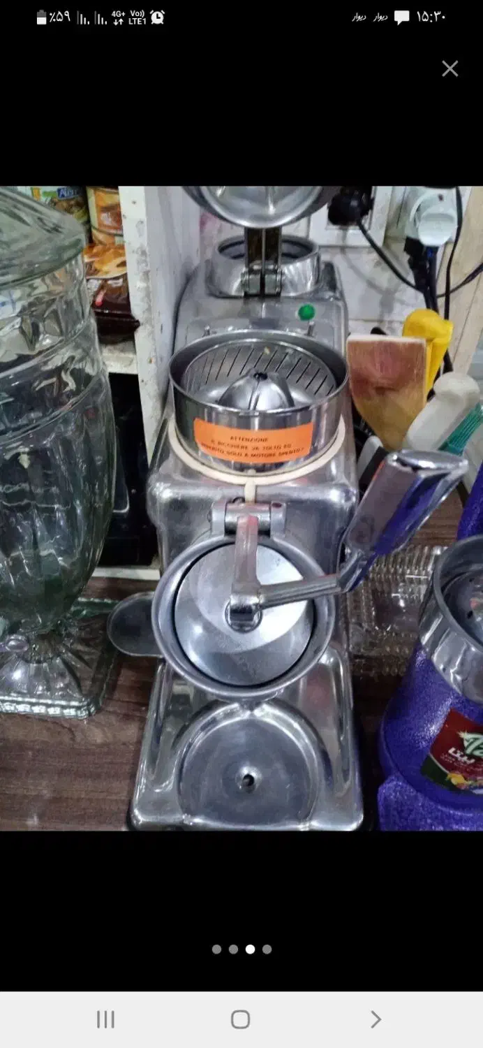فروش دستگاه سه کاره ابمیوگیر مخلوط کن وکرشر|آبمیوهگیر و آبمرکباتگیر|اهواز, ۳۰ متری|دیوار