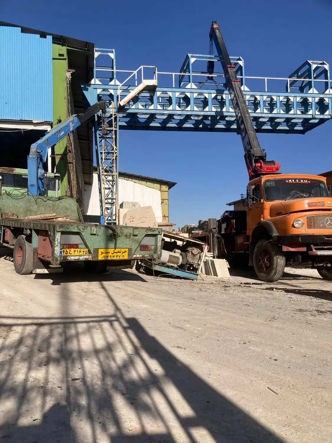 جرثقیل کفی سه تن خاور|خدمات حمل و نقل|تبریز, |دیوار