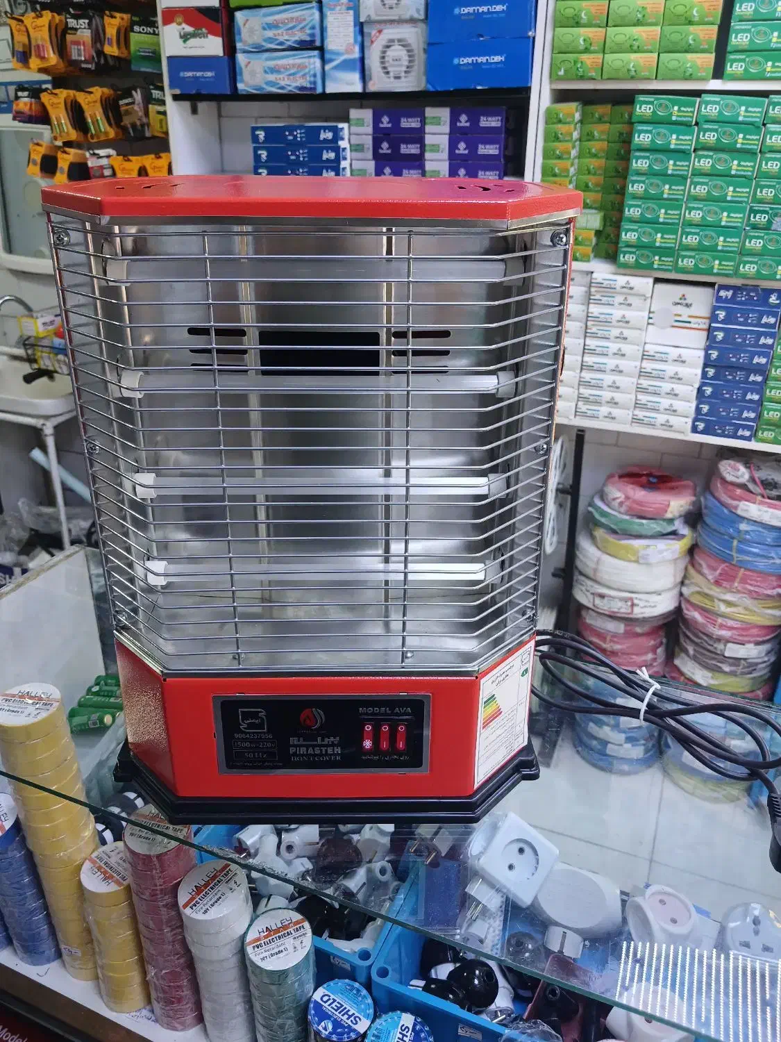 فروش انواع بخاری برقی|بخاری، هیتر، شومینه|سنندج, |دیوار