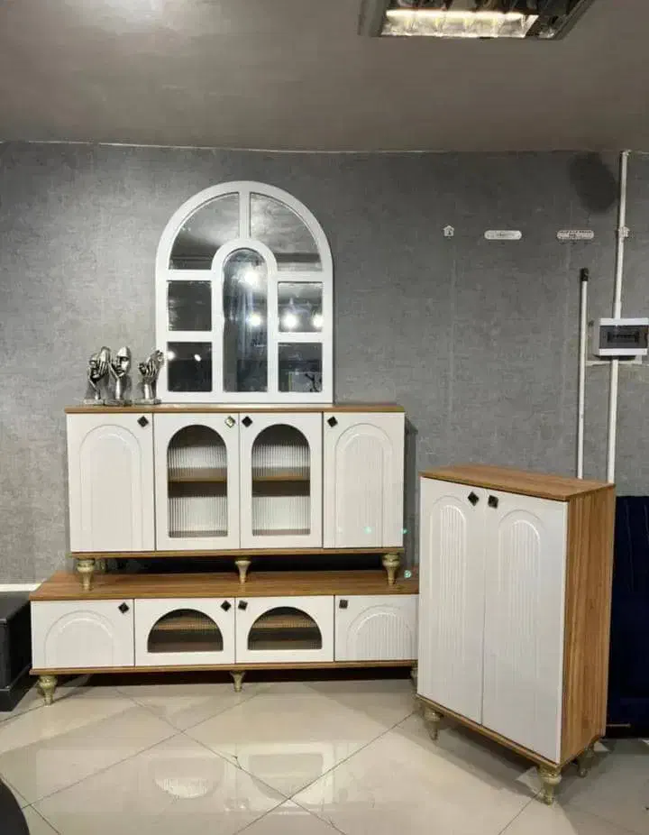 ست کامل کنسول جاکفشی|بوفه، ویترین، کنسول|رباط‌کریم, رباط‌کریم|دیوار