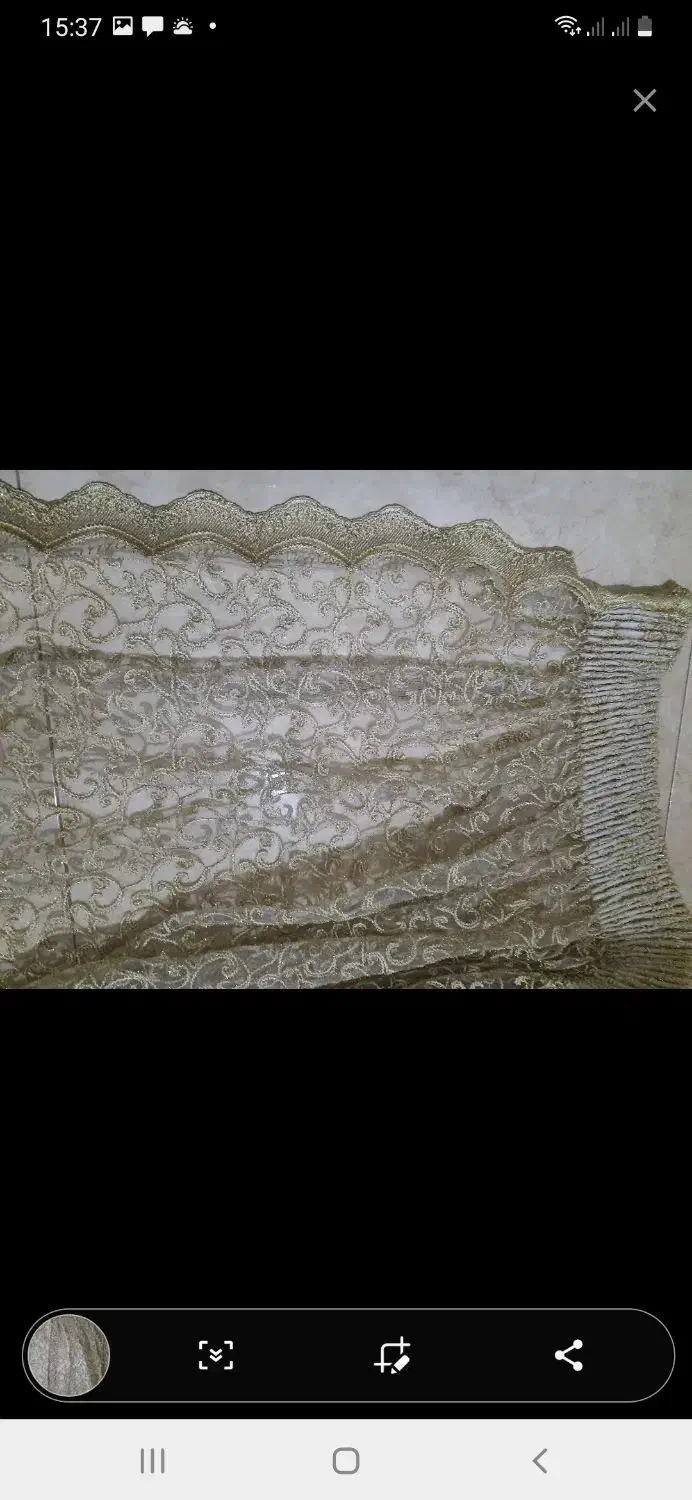 پرده طلایی پذیرایی|پرده، رانر، رومیزی|چالوس, |دیوار