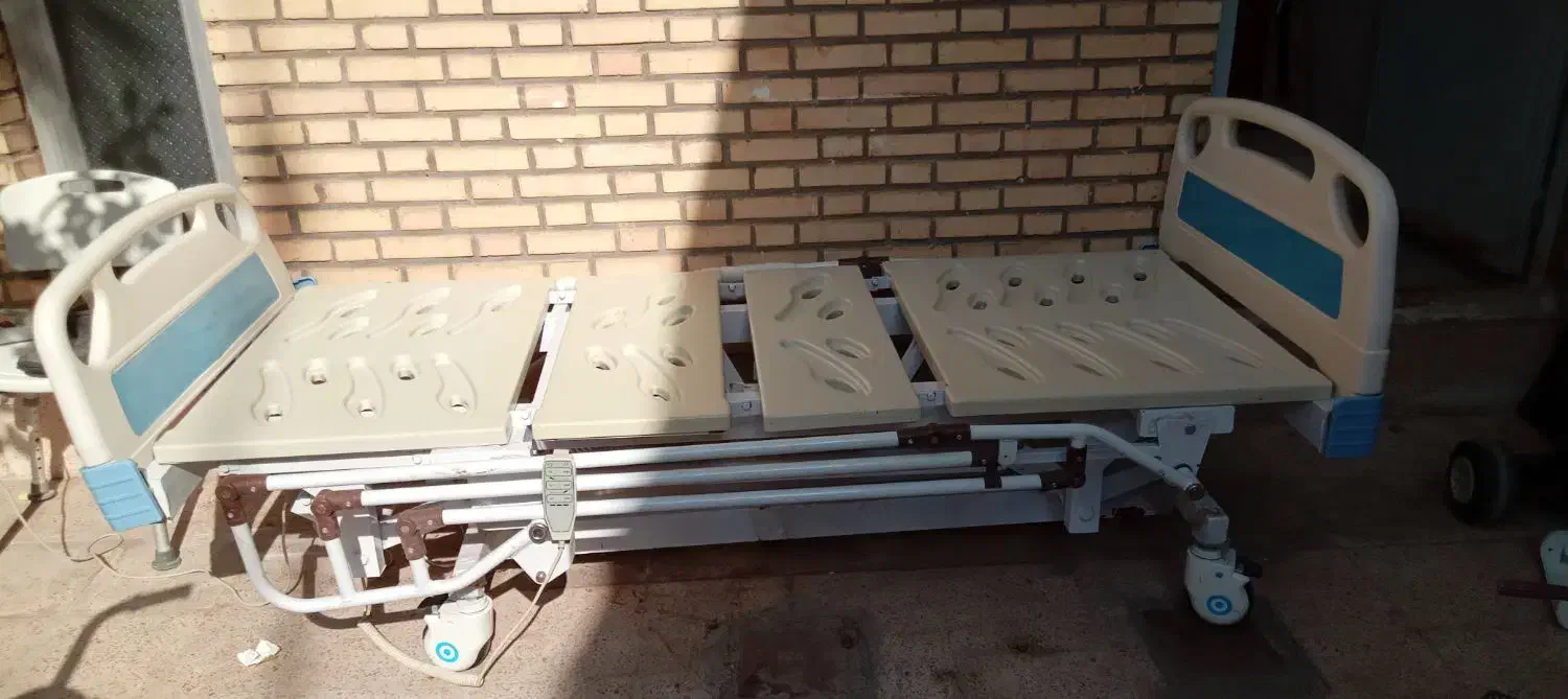 تخت بیمارستانی سه شکن برقی نو|پزشکی|بهبهان, |دیوار