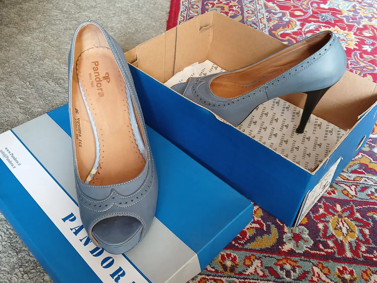 کفش پاشنه بلند چرم پاندورا|کیف، کفش، کمربند|تهران, شهرآرا|دیوار