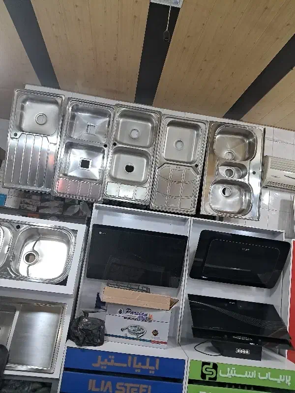 سینک کلاسیک توکار/روکار باکسی لگن متحرک هود گاز|مصالح و تجهیزات ساختمان|تبریز, |دیوار