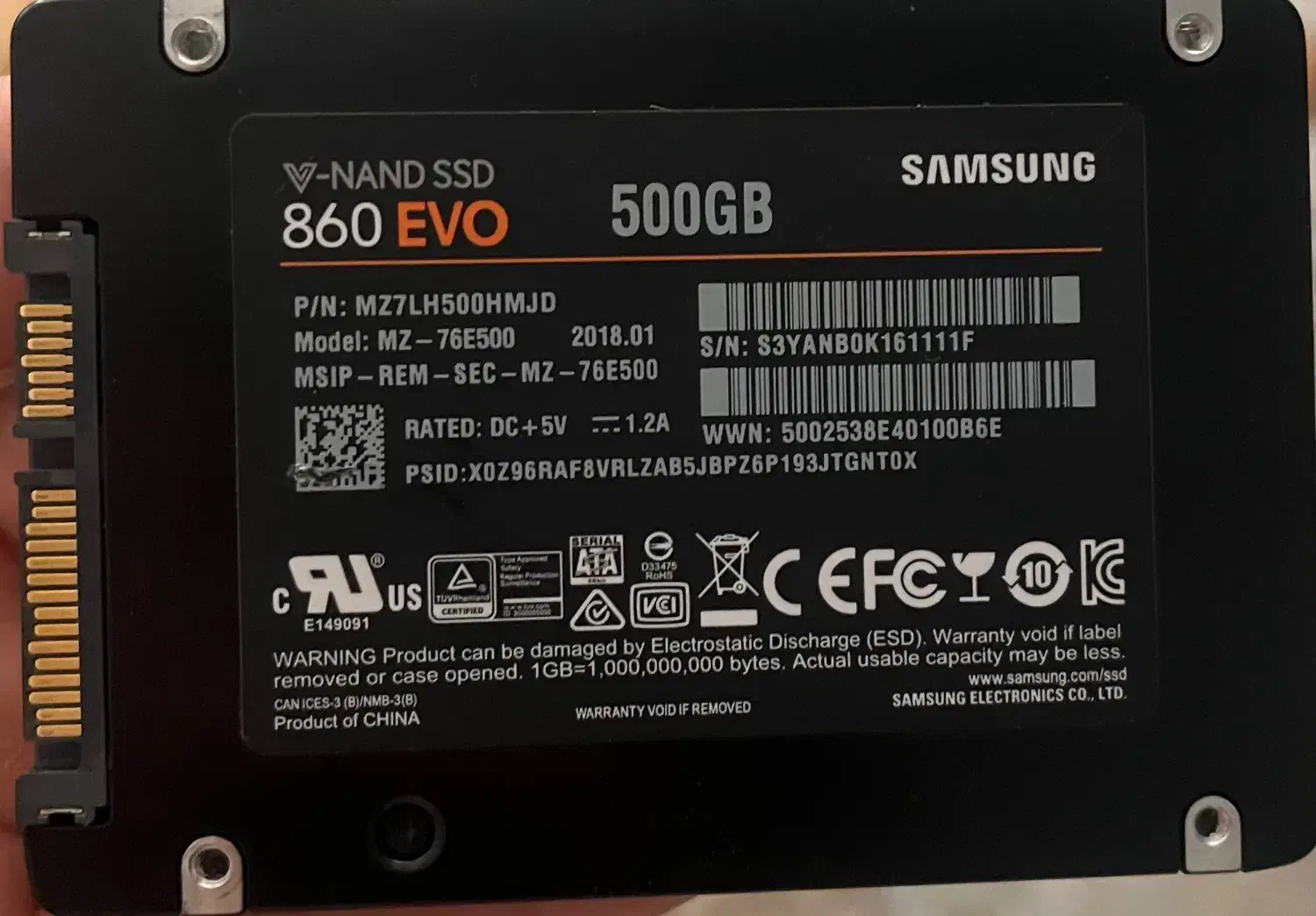 Ssd 512 سامسونگ|قطعات و لوازم جانبی رایانه|دزفول, |دیوار