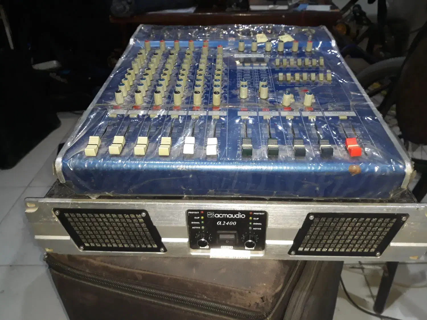 پاور2400acm.میکسر.باند.اکو.|سیستم صوتی خانگی|اسلامشهر, شهرک واوان|دیوار