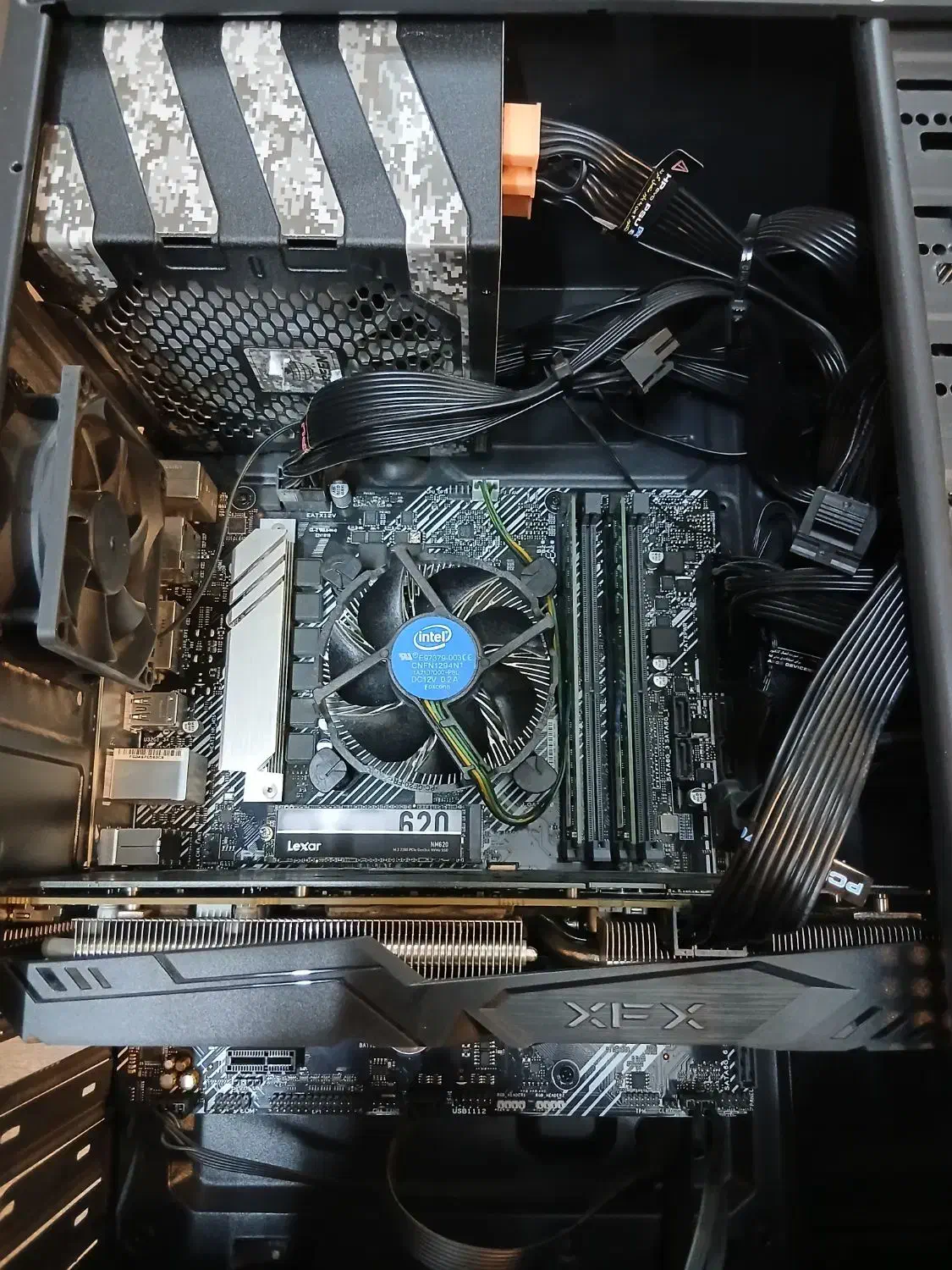 کیس گیمینگ rx590 + 10100f|رایانه رومیزی|مشهد, شهید فرامرز عباسی|دیوار