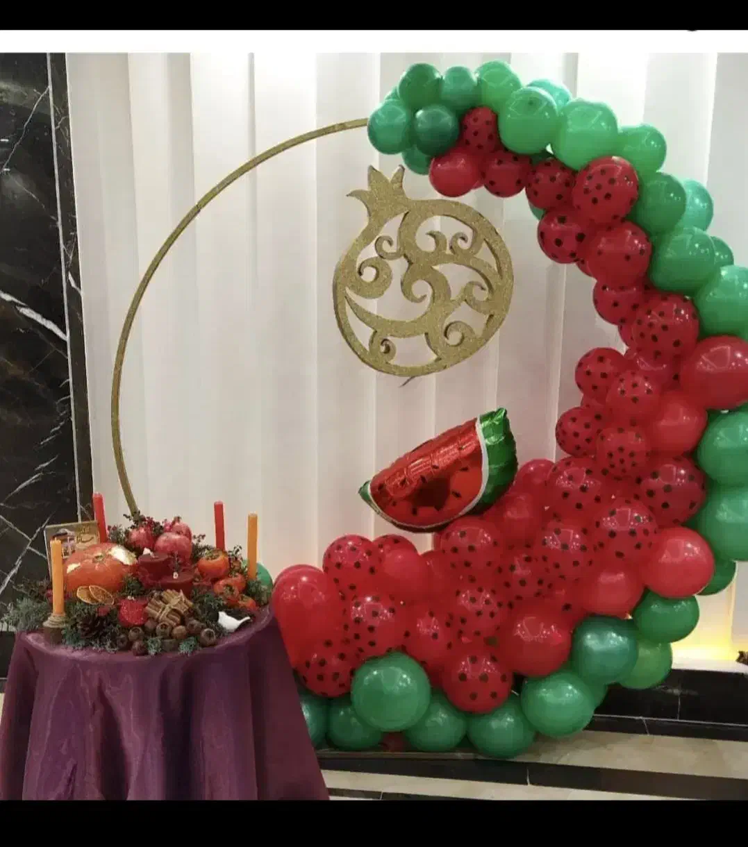 تم شب یلدا|صنایع دستی و سایر لوازم تزئینی|تهران, سردارجنگل|دیوار