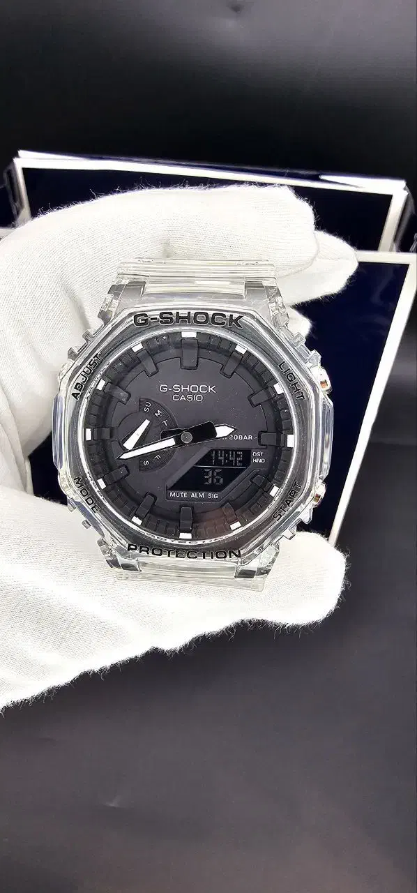 ساعت جی شاک ۲۱۰۰ پمپی ضد آب رنگ بندی|ساعت|اصفهان, قلعه طبره|دیوار