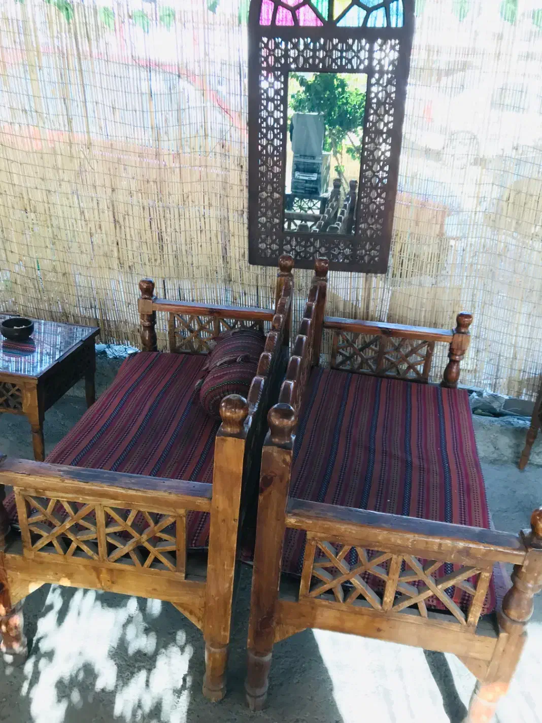 تخت چوبی ۹ نفره جهت کافه رستوران|مبلمان خانگی و میز عسلی|تهران, آسمان|دیوار