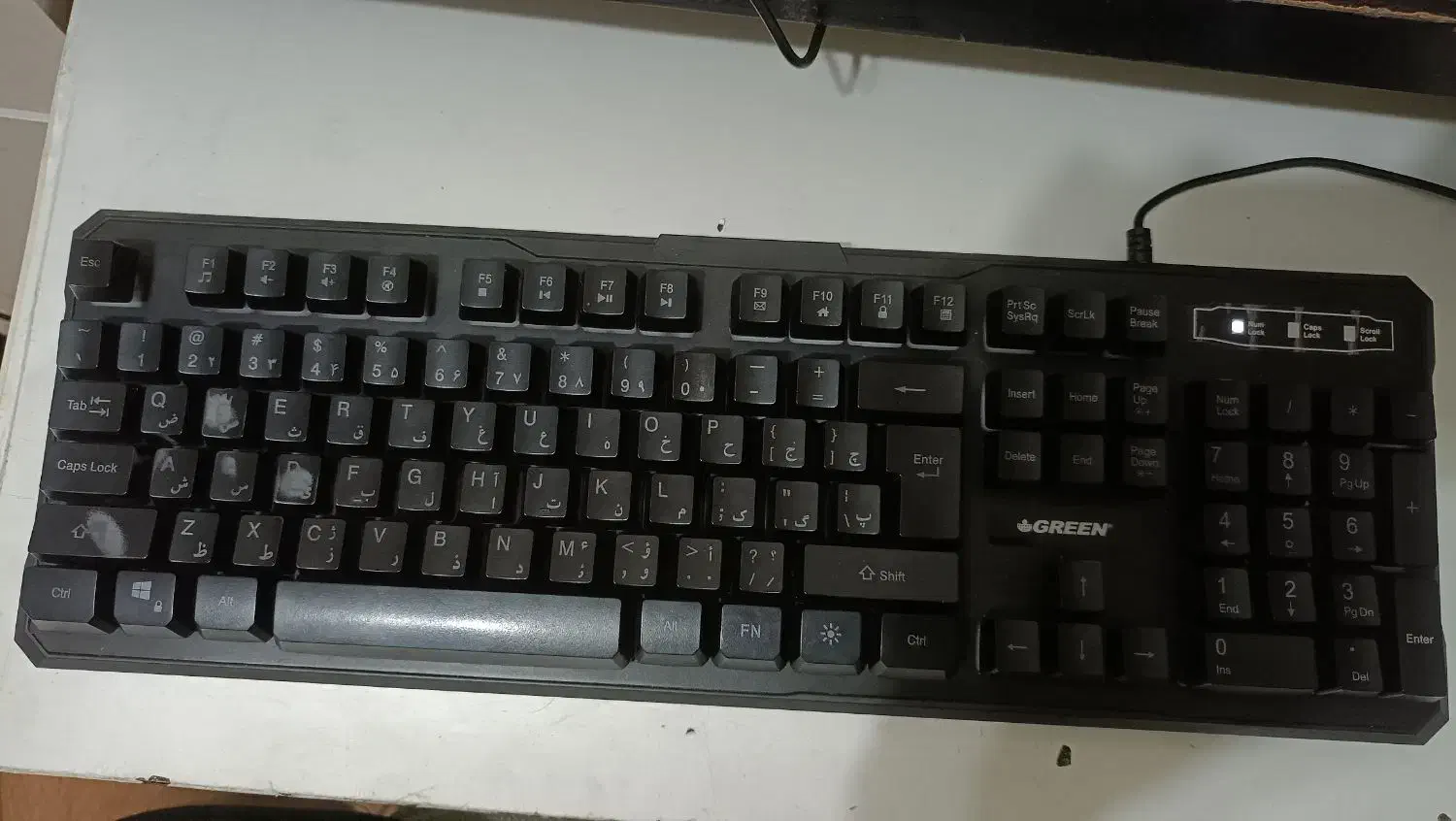 کیبورد گیمینگ گرین gk601|قطعات و لوازم جانبی رایانه|مبارکه, |دیوار