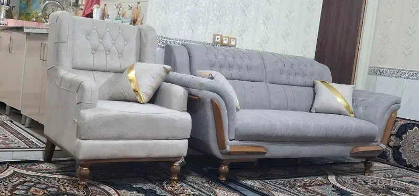 مبل ۸نفره ی راحتی|مبلمان خانگی و میز عسلی|نسیمشهر, |دیوار