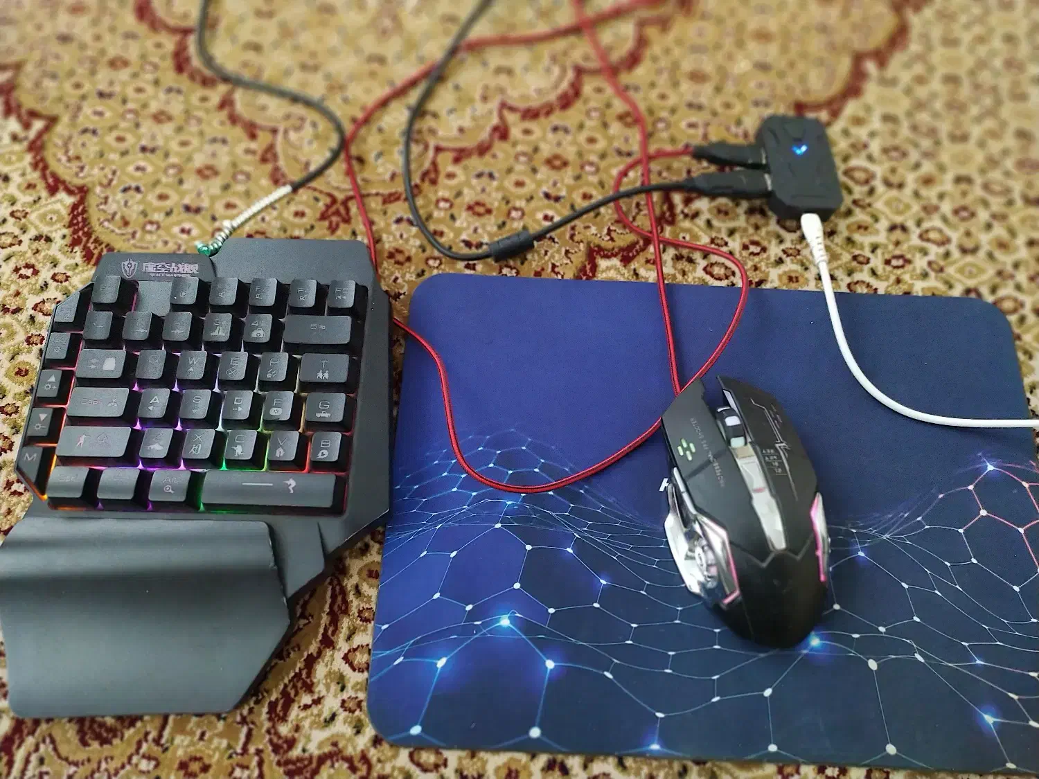 موس کیبورد همراه مبدل بولوتوثی برای موبایل|قطعات و لوازم جانبی رایانه|خوی, |دیوار