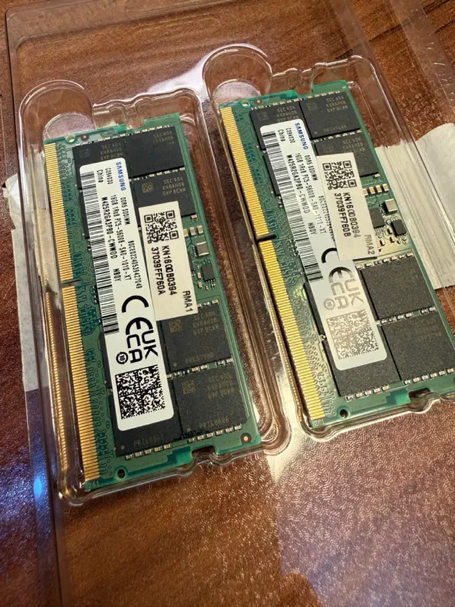 رم ۱۶ گیگ لپ‌تاپ برند سامسونگ DDR5-5600B|قطعات و لوازم جانبی رایانه|تهران, دارآباد|دیوار