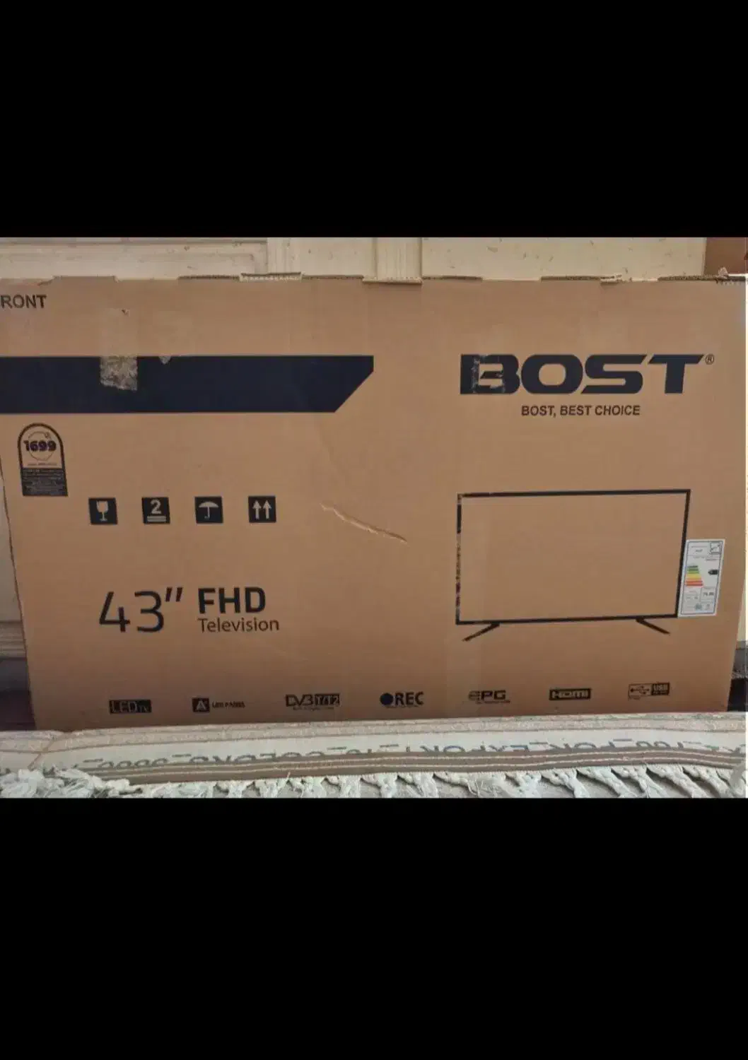 43led اینچ اسنوا|تلویزیون و پروژکتور|اصفهان, شهرک کاوه|دیوار