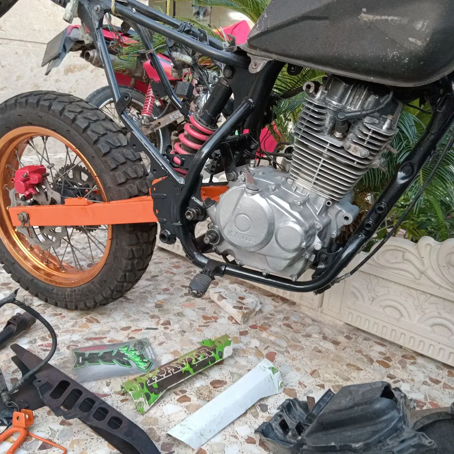 تریل ۲۵۰ شرکتی مدل۹۵ کویر رادیسون|موتورسیکلت|بندر انزلی, چهارفریضه|دیوار