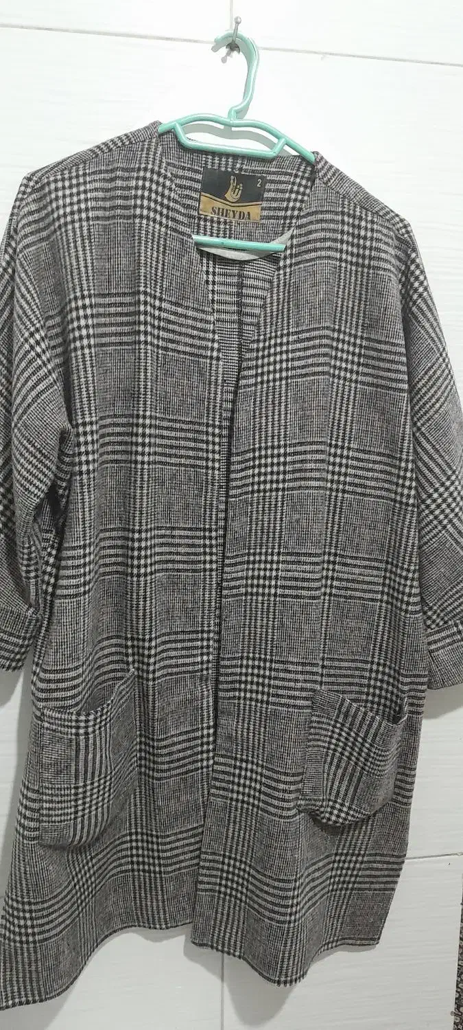 پالتو شیک چهارخونه|لباس|فیروزآباد, |دیوار