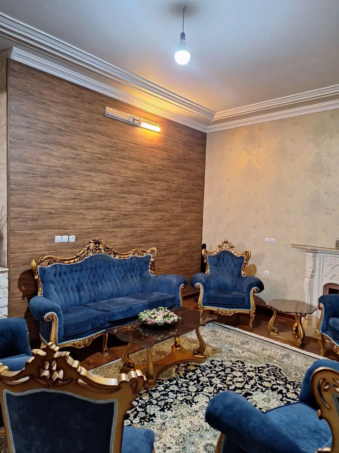 مبل سلطنتی ۹نفره|مبلمان خانگی و میز عسلی|کازرون, |دیوار