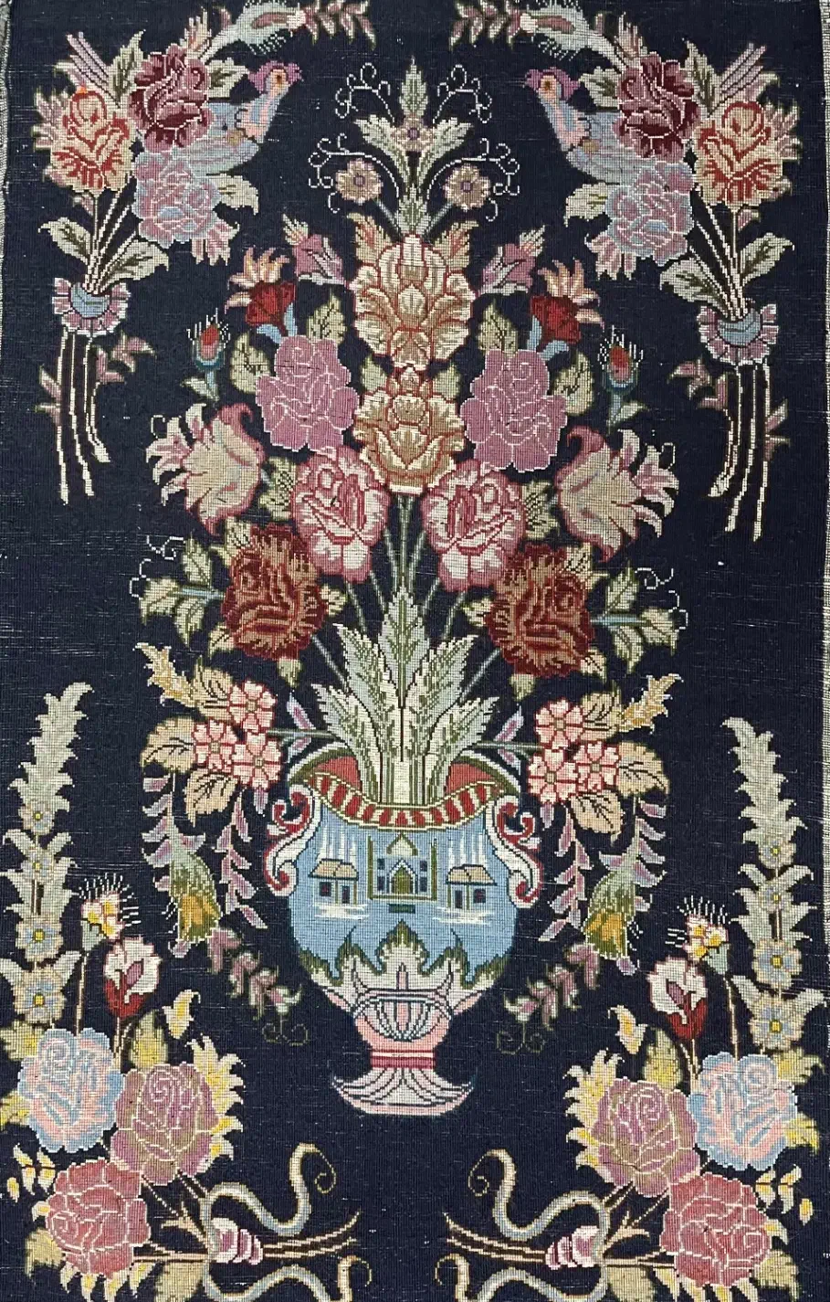 تابلو فرش گلدان کلاسیک|تابلو فرش|تهران, پاسداران|دیوار