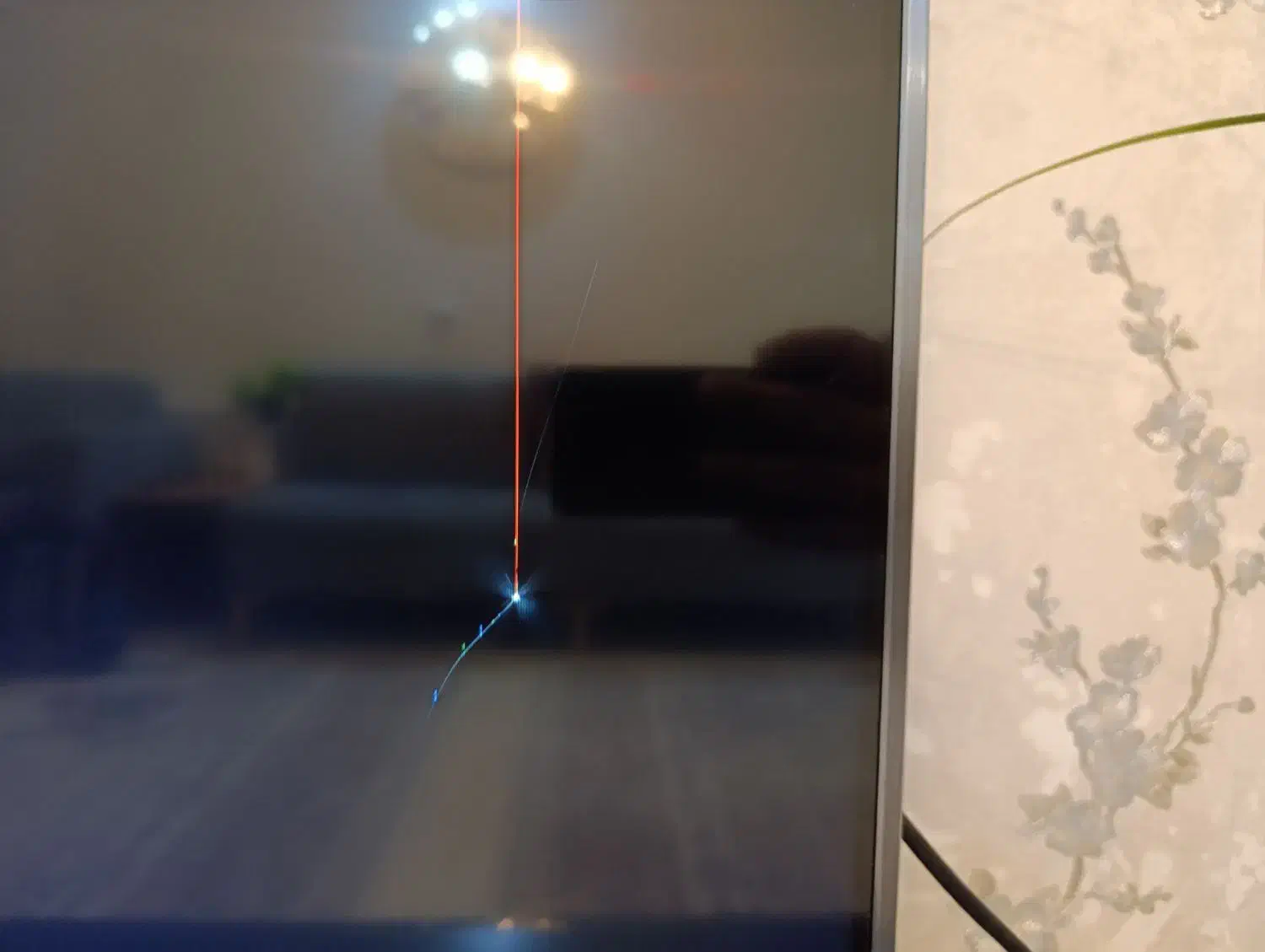 تلویزیون ۴k برند tcl سایز ۵۵ بدون تصویر|تلویزیون و پروژکتور|فردیس, منظریه|دیوار