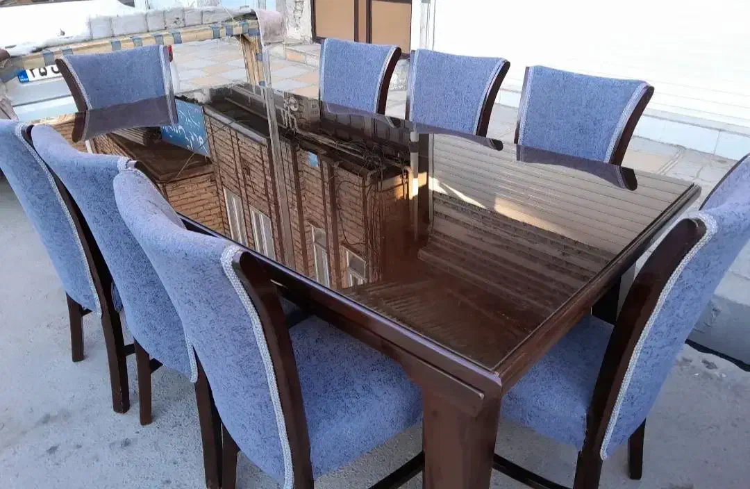 میز نهار خوری|میز و صندلی غذاخوری|جوانرود, |دیوار