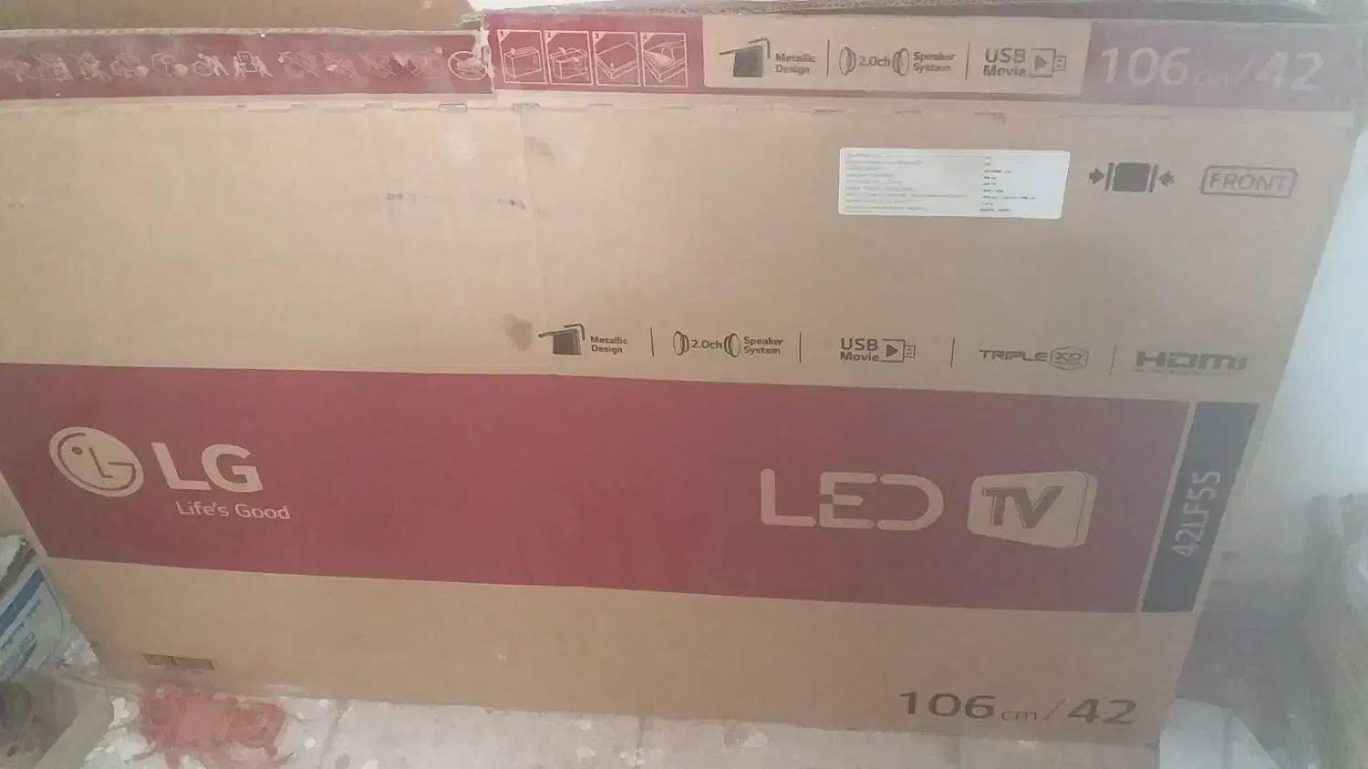تلویزیون ۴۲ اینچ ال جی. اصل کره|تلویزیون و پروژکتور|جیرفت, |دیوار