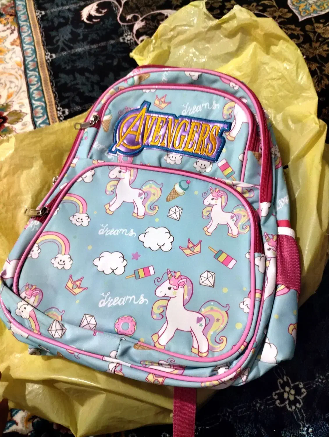 کیف مدرسه جنس خیلی خوب|کیف، کفش، کمربند|یاسوج, |دیوار