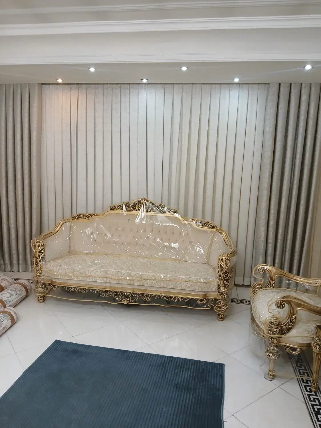 پرده پذیرایی در حد نو|پرده، رانر، رومیزی|تهران, افسریه شمالی|دیوار