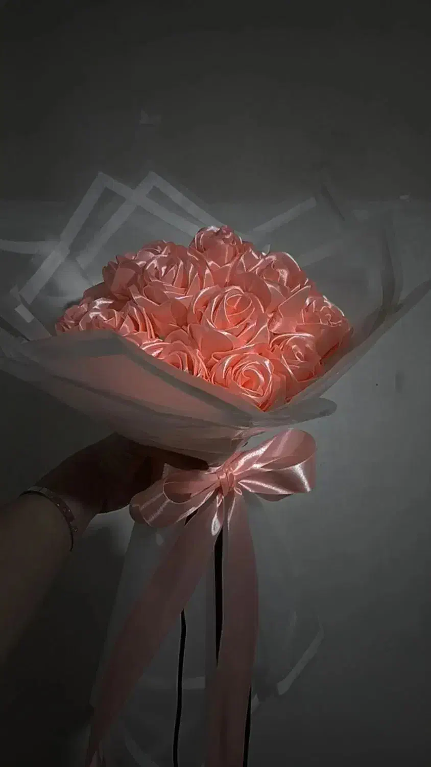 دست گل ربانی|گل مصنوعی|خرم‌آباد, |دیوار