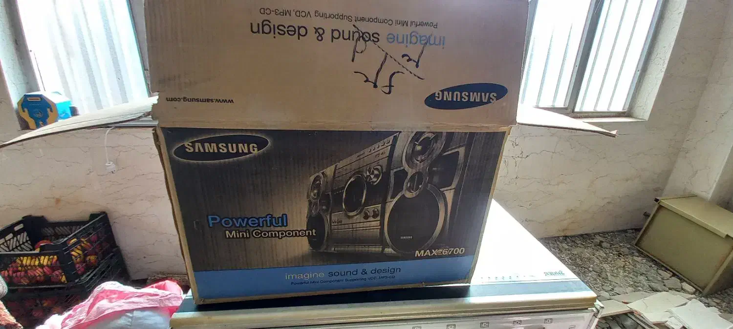 ضبط سی دی خور و کاست خور سامسونگ|سیستم صوتی خانگی|میانه, |دیوار