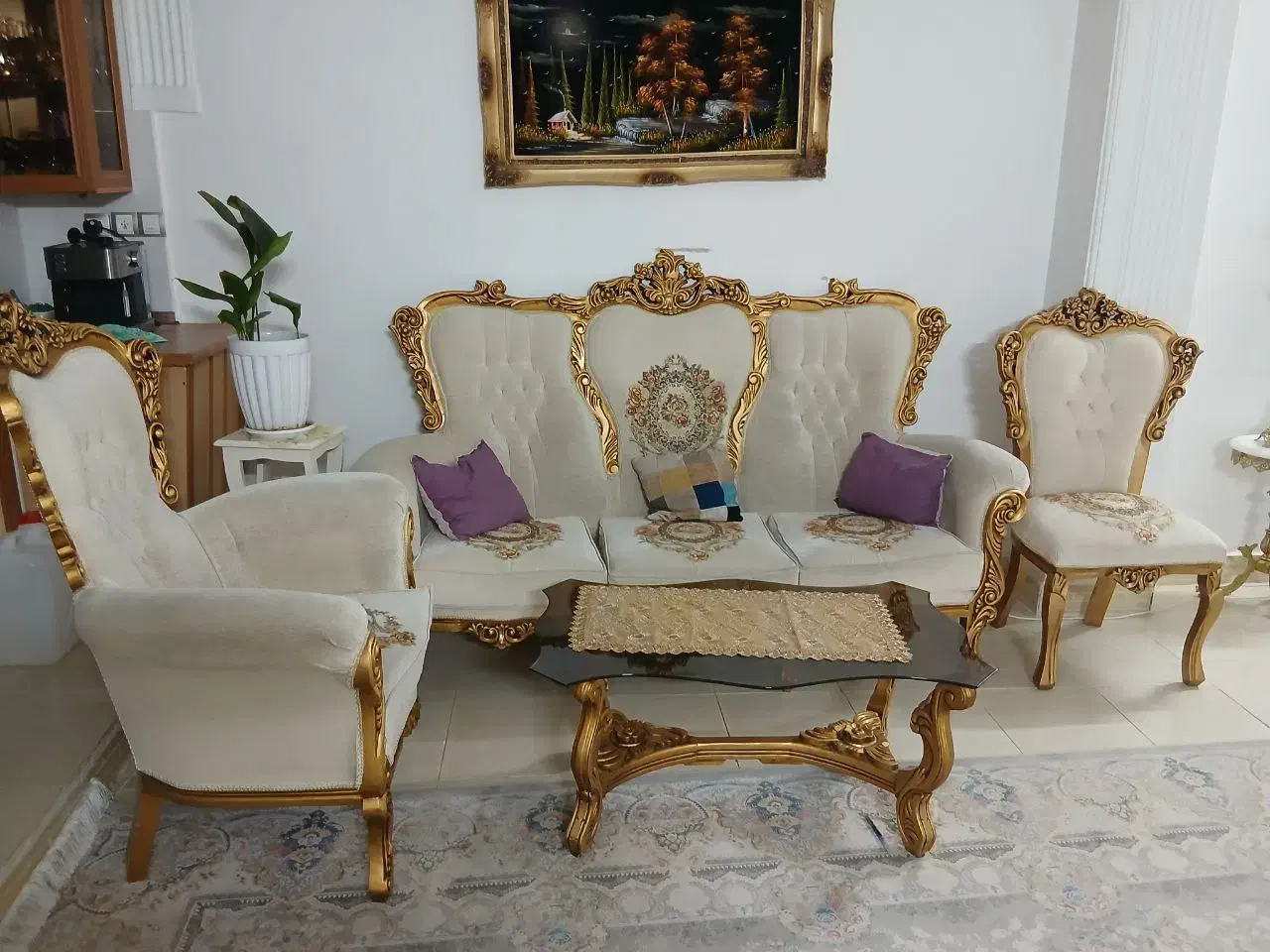 مبل سلطنتی|مبلمان خانگی و میز عسلی|اسفراین, |دیوار