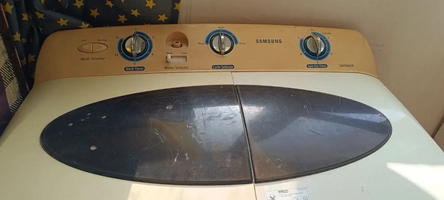 ماشین لباسشویی دوقلو ۹ کیلویی سامسونگ کره ای|ماشین لباسشویی و خشککن لباس|پردیس, فاز ۳|دیوار