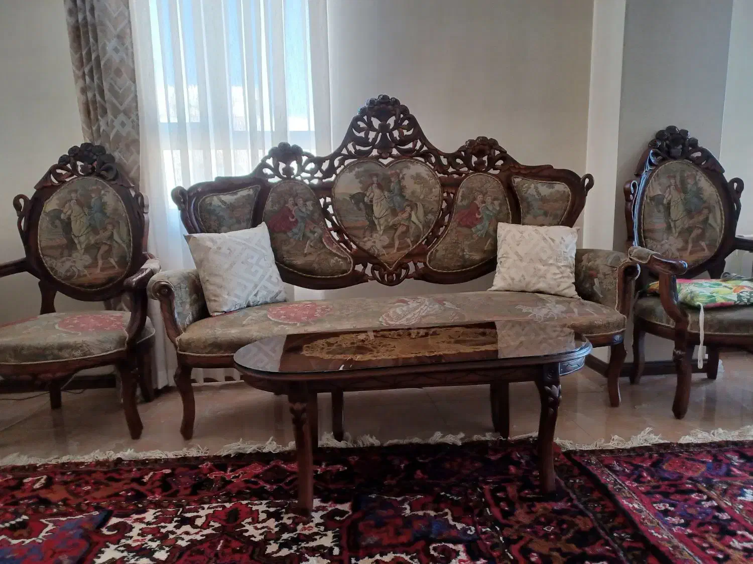 مبل استیل ۹ نفره|مبلمان خانگی و میز عسلی|تهران, چیتگر شمالی|دیوار