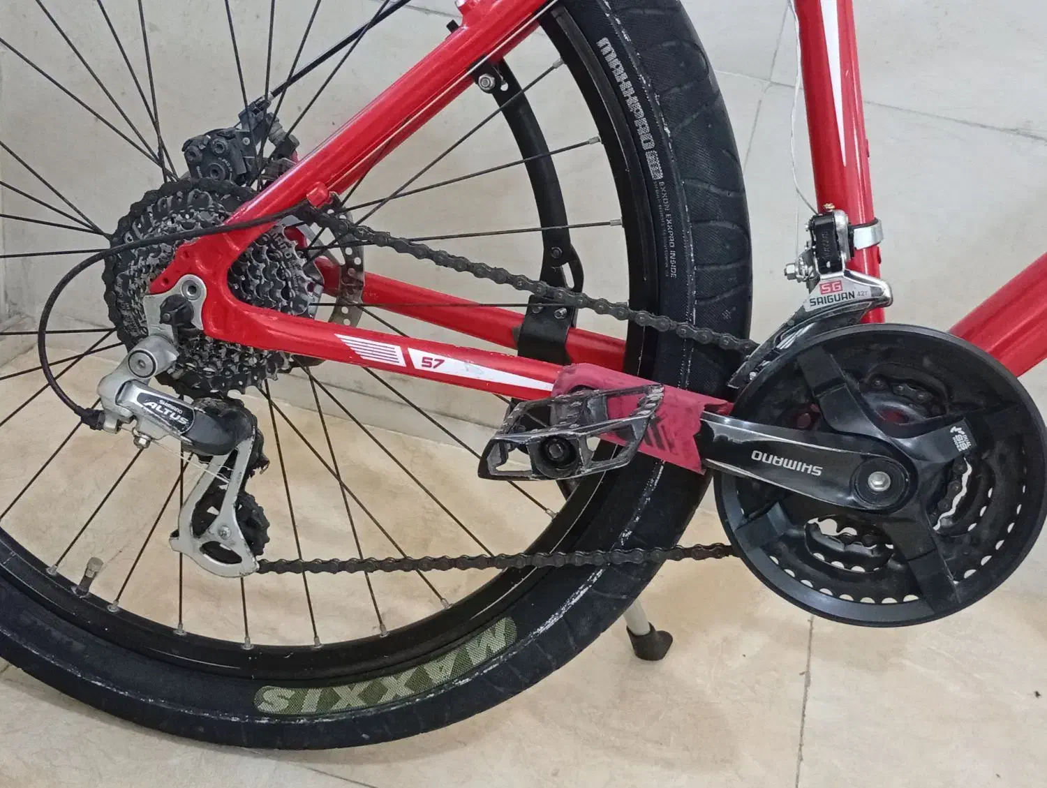 دوچرخه  26 VIVA المنیوم با قطعات گران قیمت شیمانو‌|دوچرخه، اسکیت، اسکوتر|مشهد, احمدآباد|دیوار